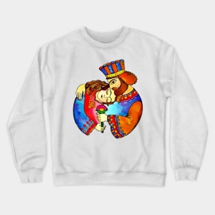 Ancient persian king and queen Crewneck Sweatshirt